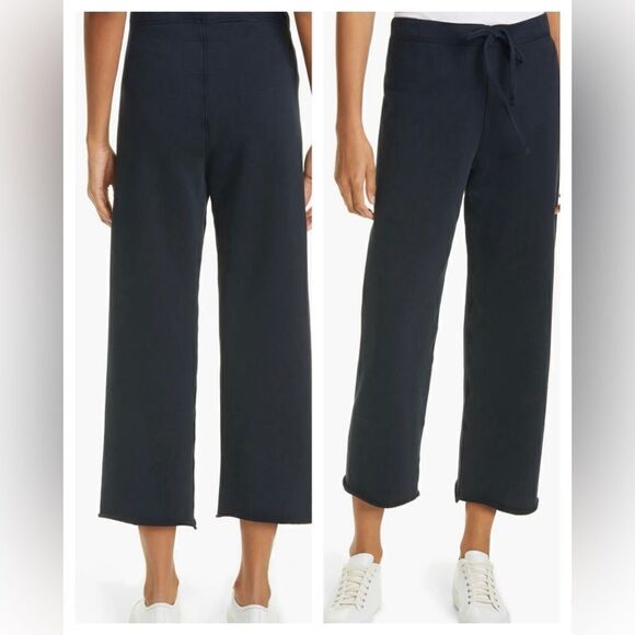 Frank & Eileen Catherine Favorite Cropped Wide Sweatpants Triple Fleece $188 - Picture 12 of 13